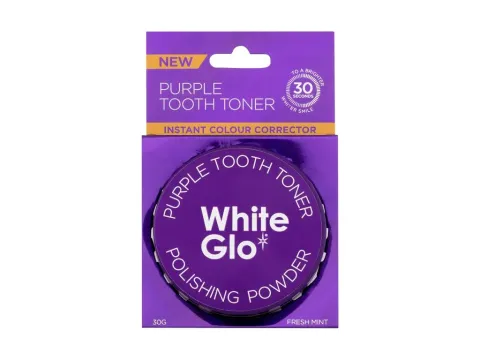 Purple tooth toner polishing powder