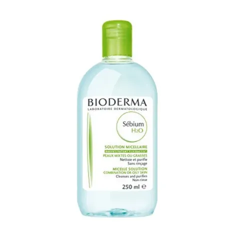 Cleansing water for oily skin Sébium H2O (Solution Micellaire) - 500 ml with a pump