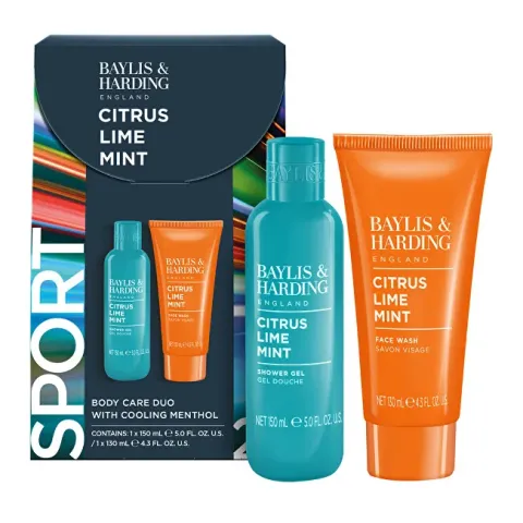 Citrus, Lime &amp; Mint Body and Skin Care Gift Set 2 pcs