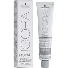 Igora Royal SilverWhite Permanent White Refining Color Creme Dove Grey