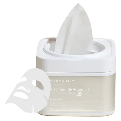 Brightening Face Mask Niacinamide Vitamin C (Brightening Mask) 30 pcs