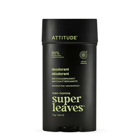Natural men´s deodorant Super Leaves Matcha &amp; Bergamot (Deodorant) 75 g