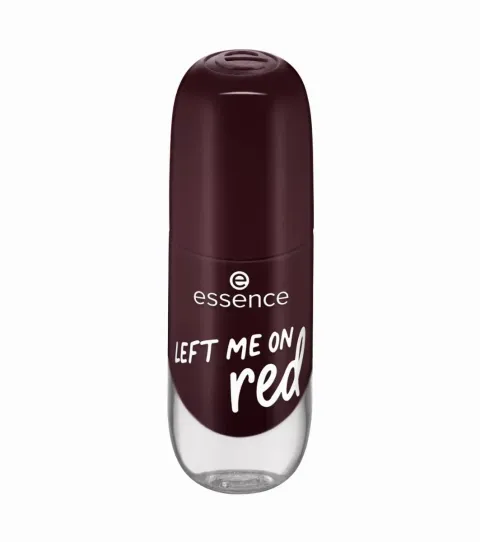 Essence, Gel Nail, Nail Polish, 72, Left Me On Red, 8 ml
