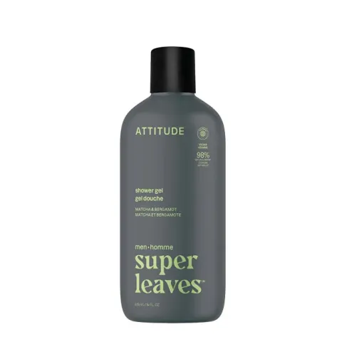 Men´s shower gel Super Leaves Matcha &amp; Bergamot (Shower Gel) 415 ml