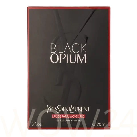 Black opium over red