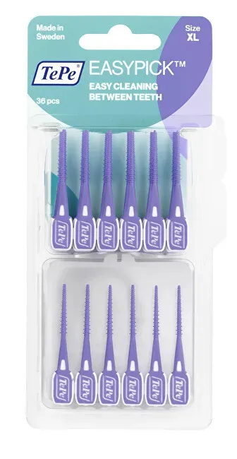 Easypick XL rubber toothpicks purple - 36 ks