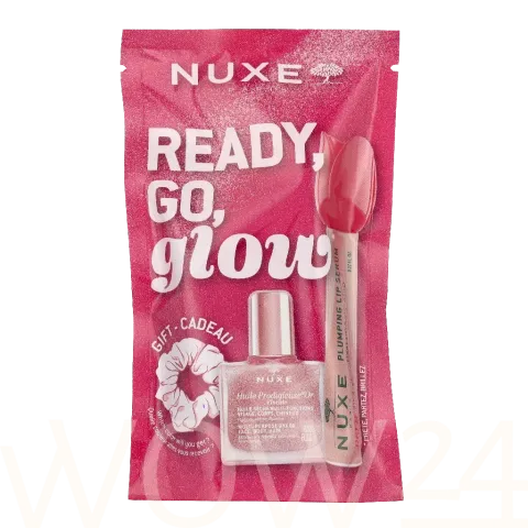 Nuxe Ready, Go, Glow Pink Set