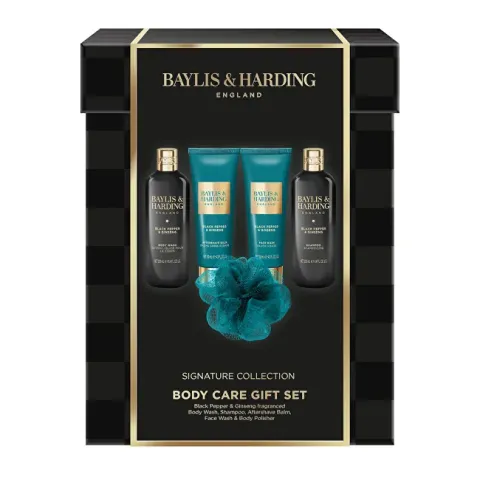 Black Pepper &amp; Ginseng Body Care Gift Box for Men 5 pcs