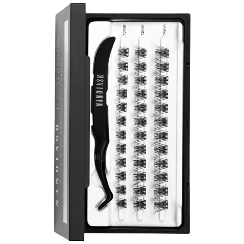Self-adhesive cluster eyelashes Harmony Long 36 pcs