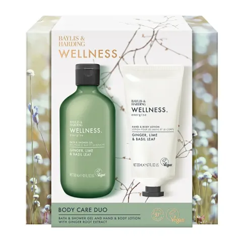 Gift set Ginger, Lime &amp; Basil 2 pcs
