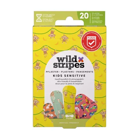 Kids Sensitive Jungle Vibe Plasters 20 pcs