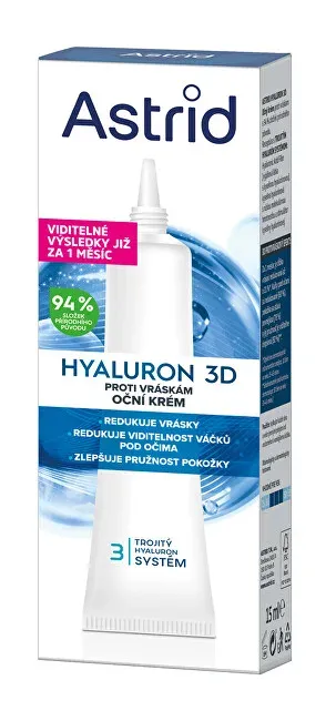 Anti-wrinkle eye cream Hyaluron 3D 15 ml