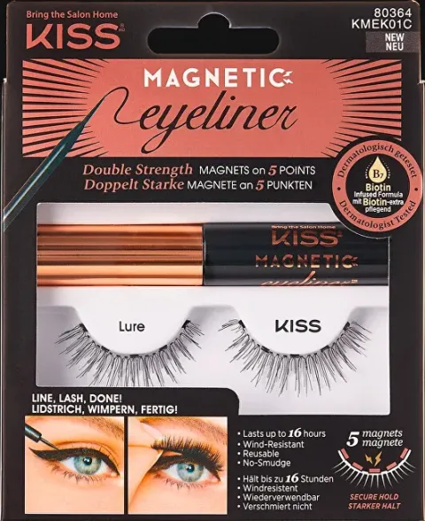 Kiss Magnetic Eyeliner &amp; Lash Kit 01 Lure