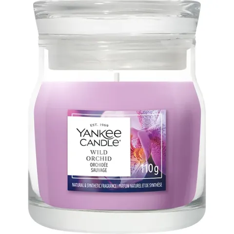Signature scented candle glass small Wild Orchid