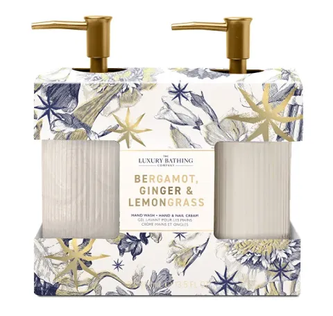 Hand care gift set in a box Bergamot, Ginger &amp; Lemongrass 2 pcs