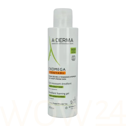 Exomega control emollient foaming gel
