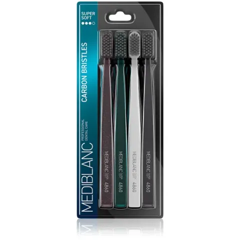 Toothbrush with carbon bristles 4 pcs