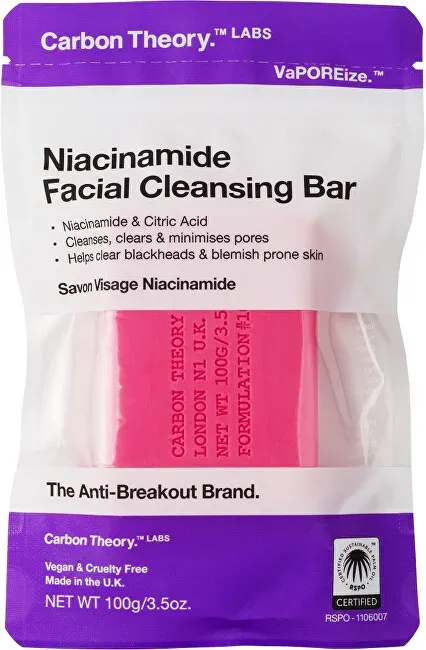 Carbon theory Niacinamide Cleansing Facial Soap (Facial Cleansing Bar)