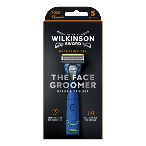 The Face Groomer 2-in-1 shaver and trimmer