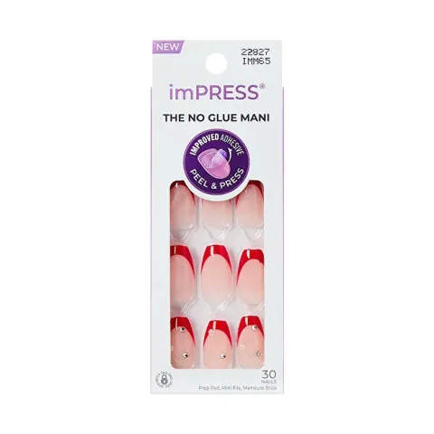 Self-adhesive nails imPRESS Nails - Happy World 30 pcs