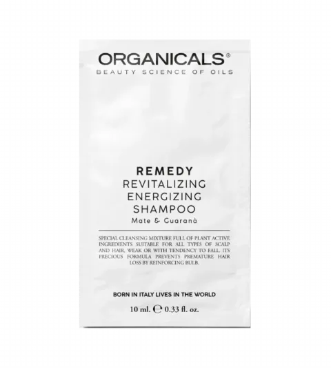 revitalizační šampon 10 ml REMEDY Revitalizing Shampoo Mate &amp; Guarana