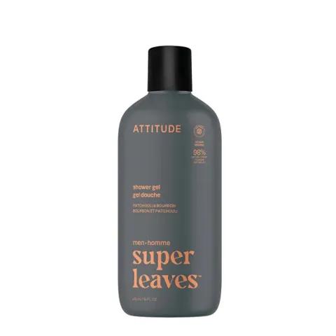 Men´s shower gel Super Leaves Patchouli &amp; Bourbon (Shower Gel) 415 ml