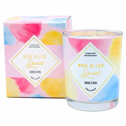 Scented candle 40h with Cotton Candy jewel CCOBP100j