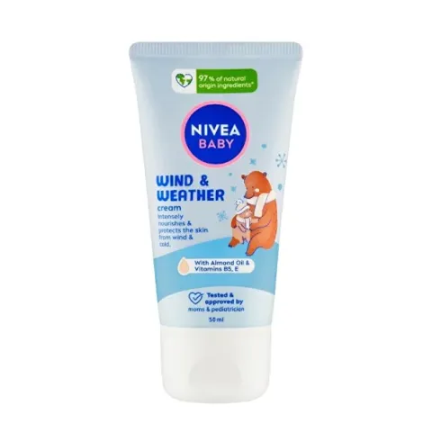 Nivea Cold and wind cream for children Baby (Wind &amp; Weather Cream) Drėkinamasis veido kremas