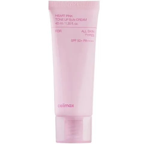 Tinted sunscreen SPF 50 Heart Pink Tone Up Sun Cream 40 ml