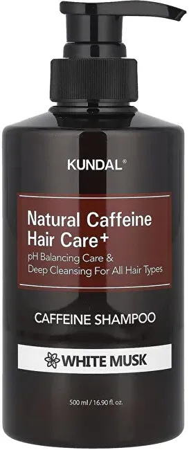 Natural Caffeine Hair Care+ White Musk Anti-Hair Loss Shampoo (Caffeine Shampoo) - 500 ml