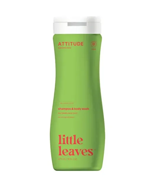 Little Leaves Children's Body Soap and Shampoo Watermelon and Coconut 473 ml