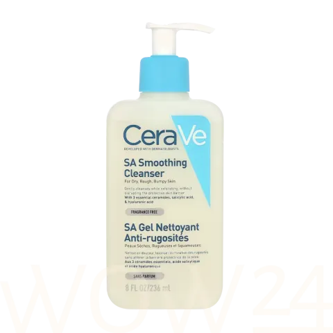 Facial cleansers sa smoothing