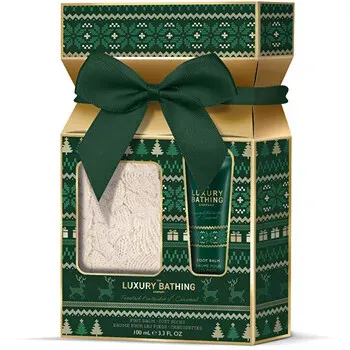 Gift set with socks Pistachio &amp; Caramel 2 pcs