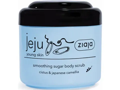 Sugar body peeling with black grains ( Smooth ing Sugar Body Scrub) 200 ml
