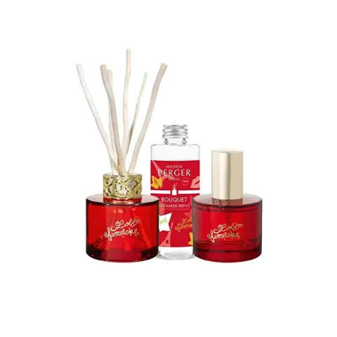 Gift set mini diffuser Lolita Lempicka red + refill and home spray Lolita Lempicka Sweet