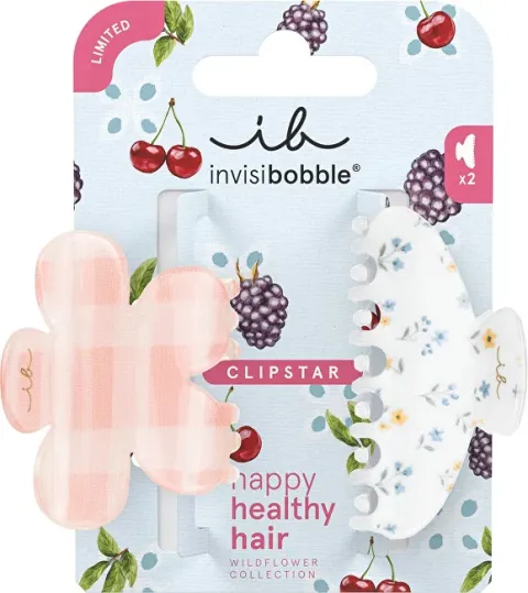 Clipstar Wildflower Petals n Punch M hair clip 2 pcs