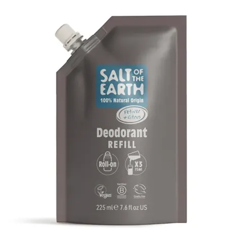 Natural roll-on deodorant Vetiver &amp; Citrus Deo Refill