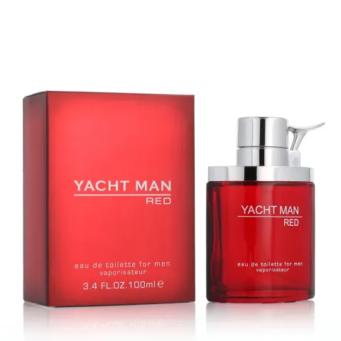 Yacht man red