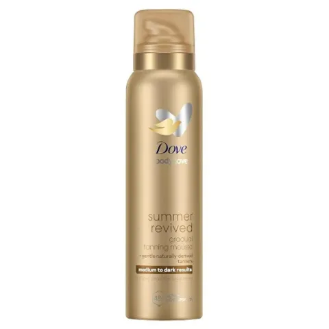 Summer Revived Medium to Dark Self-Tanning Body Mousse (Gradual Tanning Mousse) 150 ml