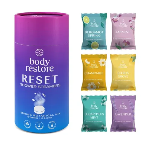 Set of aromatic shower tablets Reset mix Shower Steamers 6 pcs