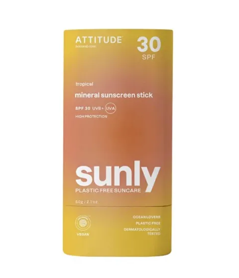 Mineral protection stick for the body Tropical SPF 30 Sunly (Mineral Sunscreen Stick) 60 g