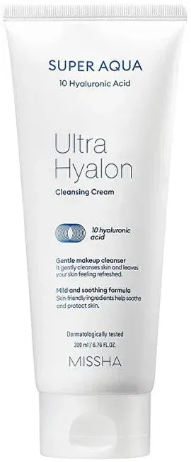Super Aqua Ultra Hyalon Hydrating Cleansing Cream (Cleansing Cream) 200 ml