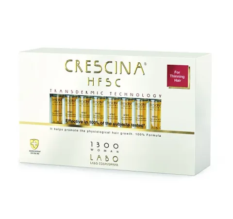 Hair growth support care for women Transdermic level 1300 advanced phase 20 x 3.5 ml