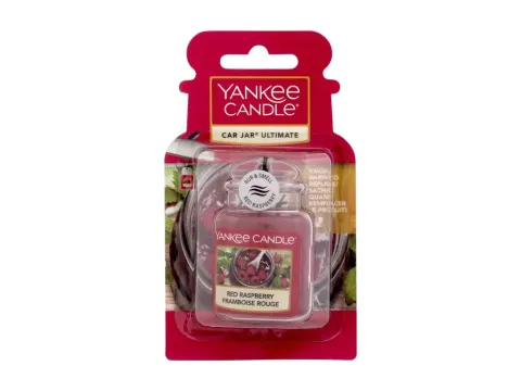Red raspberry car jar