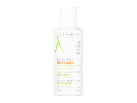 Exomega control emollient foaming gel
