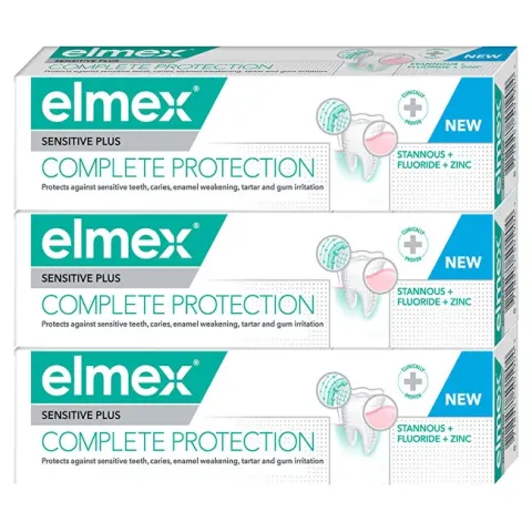 Toothpaste Sensitiv e Plus Complete Protection Tripack 3 x 75 ml