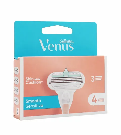 spare head 4 pcs Venus Smooth Sensitive
