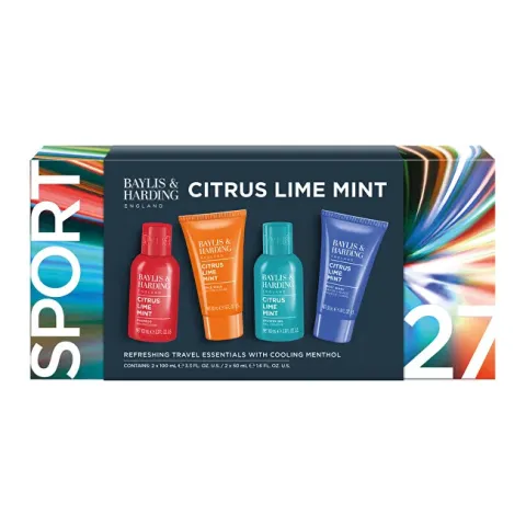 Citrus, Lime &amp; Mint Body and Hair Care Gift Set 4 pcs