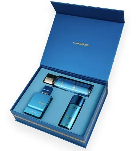 parfémový extrakt 75 ml + parfémový extrakt 30 ml + tělová mlha 200 ml