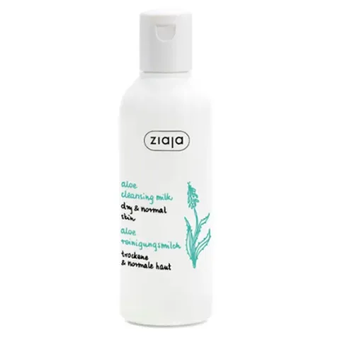 Aloe vera cleansing lotion for dry and normal skin (Aloe Cleansing Milk) 200 ml